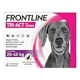 FRONTLINE TRI-ACT Hund L gegen Zecken, Flöhe & Mücken (große Hunde 20 bis 40...