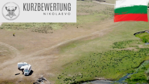 freistehen am tundja river in bulgarien mit zwei wohnmobilen auf der wiese