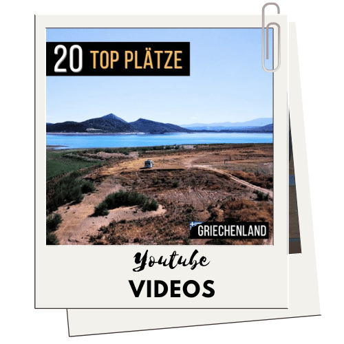 griechische Landschaft mit dem slogan 20 top plaetze zum freistehen youtube video